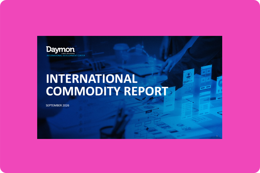 International Commodity Report September 2026