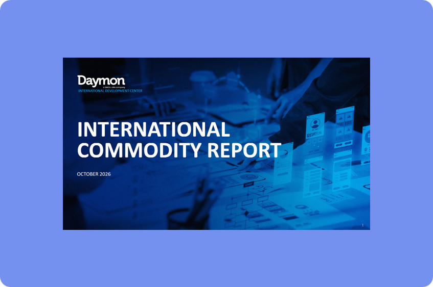 International Commodity Report October 2026